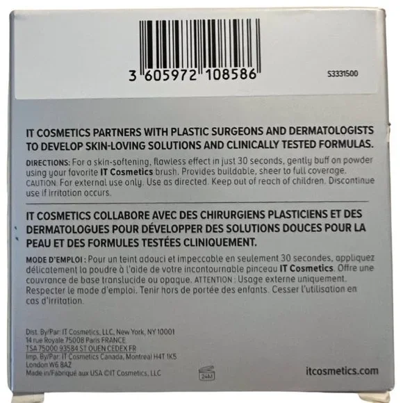 It Cosmetics Your Skin But Better CC+ Airbrush Perfecting Powder, Medium - Picture 2 of 4